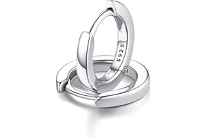 FaithHeart Sterling Silver Hoop Earrings for Women, Hypoallergenic Huggie Hoop Earrings Lightweight Small Cartilage Earrings Hoop Earring Dainty Everyday Earrings 6/8/10/12/14/15/16/18/20mm