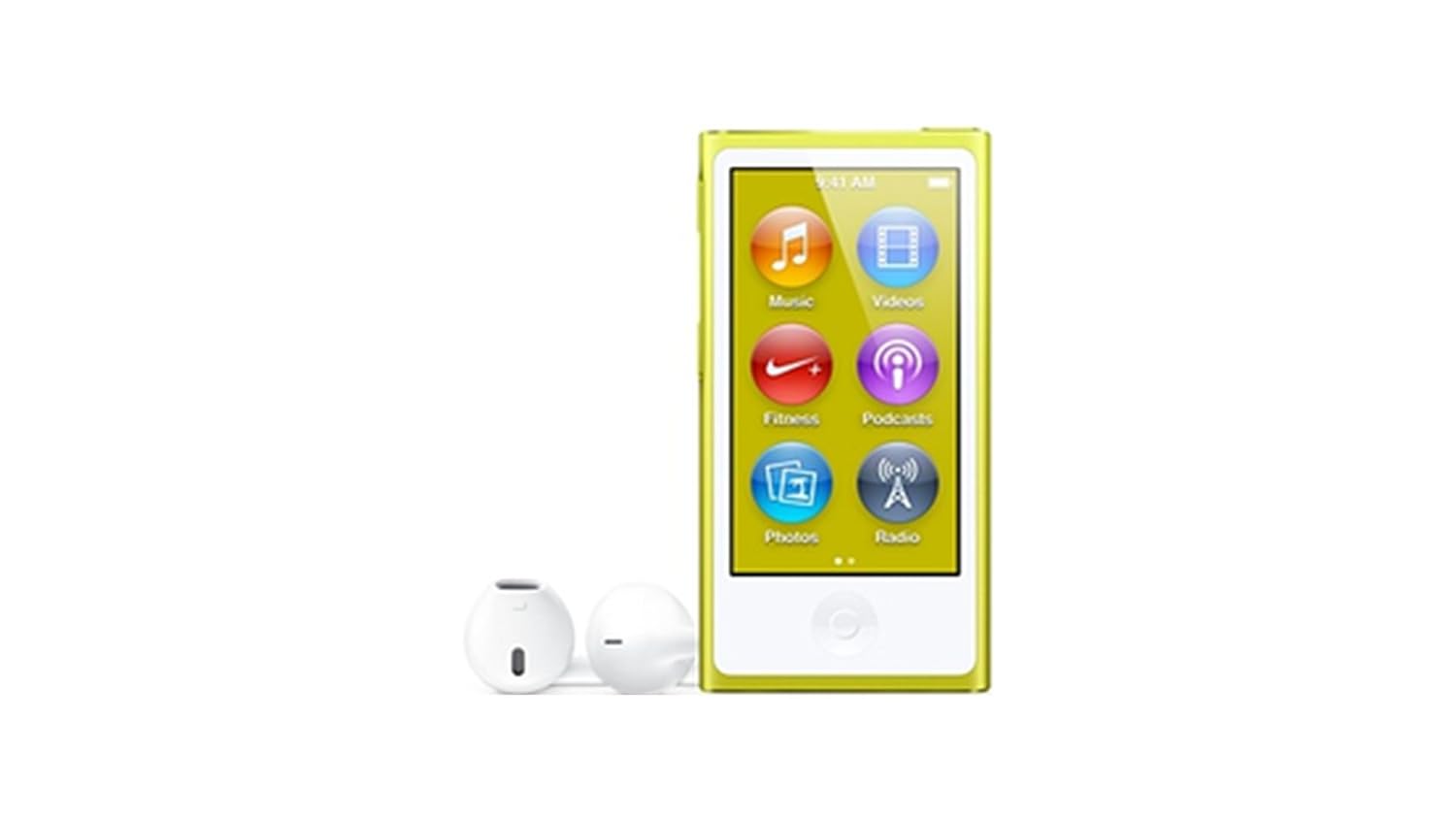 Apple iPod nano 16GB, 7th Generation - Yellow: Amazon.co.uk: Audio & HiFi