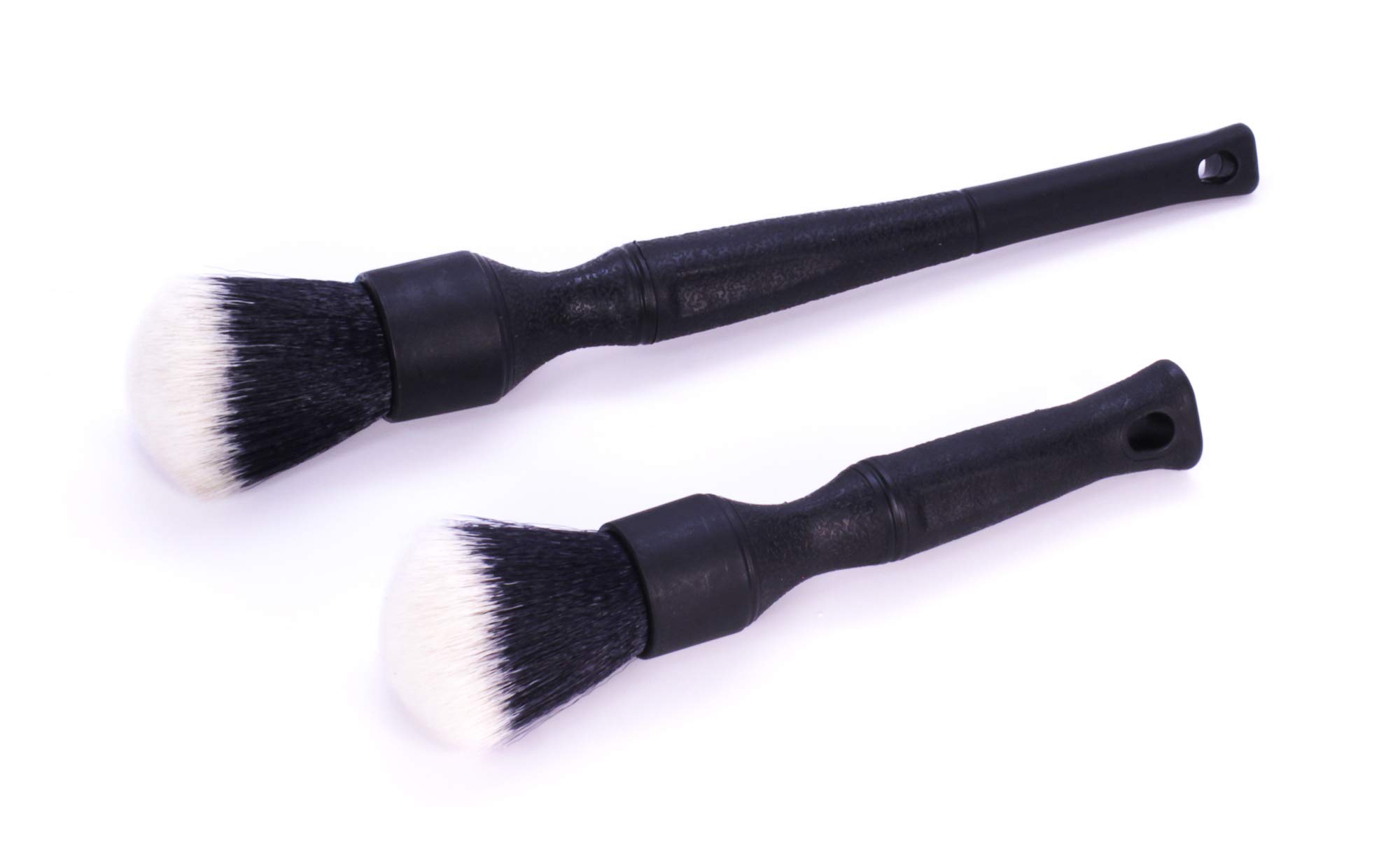 Photo 1 of Detail Factory - TriGrip Ultra-Soft Detailing Brush Set - Scratch-Free Cleaning for Exterior, Interior Panels, Emblems, Badges, Gauges, Infotainment Screen - Black