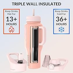 Coldest Tumbler with Handle and Straw Lid | 3 Lids
