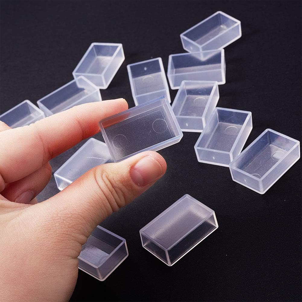 WANDIC Empty Watercolour Paint Pans, 100 PCS Transparent Full Pans for DIY Watercolor Oils, Tansparent, 3.2ml - Image 4