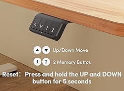 FEZIBO Electric Standing Desk, 60 x 24 Inches