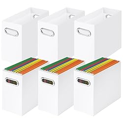 Tunnkit File Organizer, Cardboard File Box for