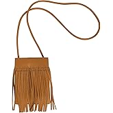 Zeph Hosea Mini Fringe Crossbody Bag for Women, Boho Cowgirl Tassel Shoulder Purse,Lightweight Small Pu Leather Handbag