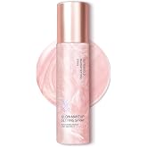 ZHISHUDL Glow Makeup Setting Spray, Shimmer Dewy Hydrating Setting Spray | Long-Lasting Face Makeup Fine Mist Finishing spray Glowing Radiant Finish,Lightweight Formula, 4 Fl Oz