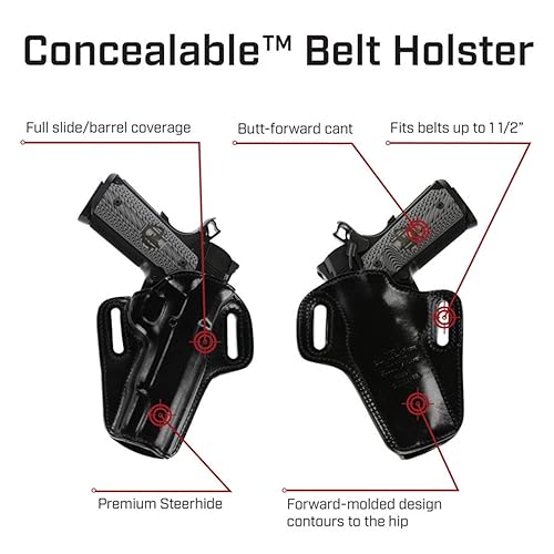 Galco Gunleather Concealable Belt Holster for 1911 5-Inch Colt