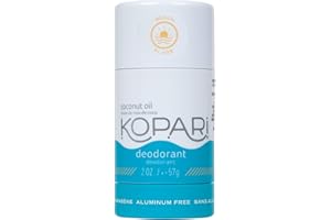 Kopari Deodorant for Women with Organic Coconut Oil | Aluminum Free Deodorant | Non Toxic Deodorant, Vegan, Gluten Free, Paraben Free, Deodorant for Men & Women | 2.0 oz | Beach