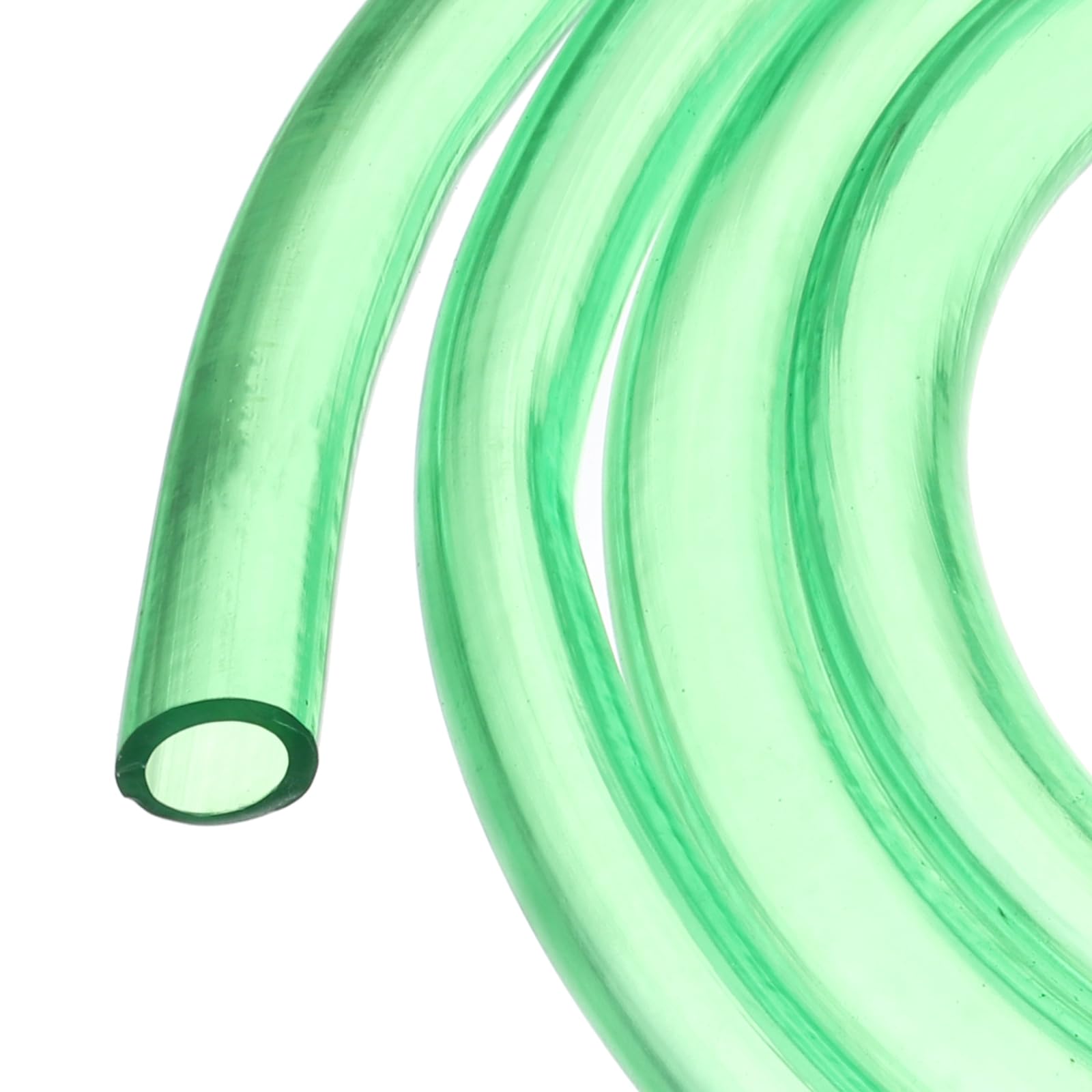 Rebower 10ft 15.9mm x 22.2mm Green Plastic PVC Tubing Flexible Vinyl Tube, [for Garden Irrigation, Water Hose, Fish Tank, Aquarium] - 5/8"x 0.9"