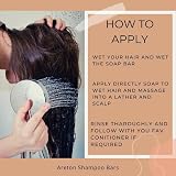 Areton Natural Solid Shampoo Bar with Conditioner Dry Hair Split Ends SLS Free view 6