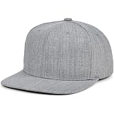 Mitchell &amp; Ness Blank Basic Classic Adjustable Snapback Cap, Gray