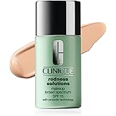 Clinique Redness Solutions Liquid Foundation Makeup Broad Spectrum SPF 15 With Probiotic Technology For Redness-Prone Skin| Medium Coverage + Natural Finish