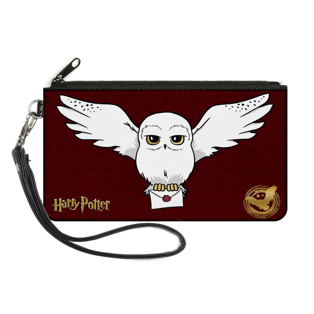 Buckle-Down womens Zip Harry Potter Small Wallet, Harry Potter, 6.5 x 3.5 US