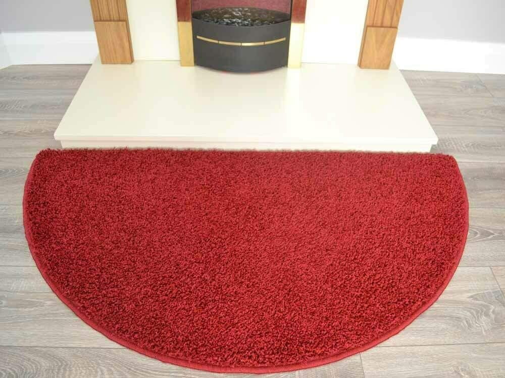 Half Moon Semi Circle Non Slip Machine Washable Hearth Living Room