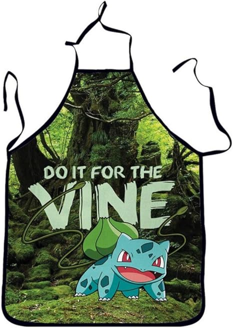 Amazon エプロン Ykbba 3dおかしいポケモンエプロン子供漫画ピカチュウキッチンエプロンディナーパーティークッキングエプロン 54x72cmパープル エプロン オンライン通販