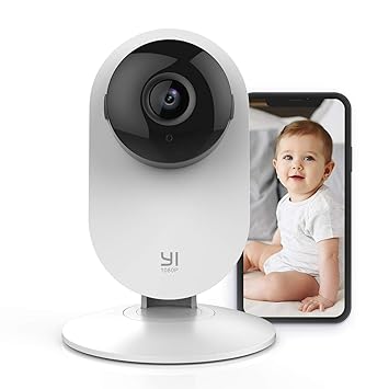 Amazon Com Yi Baby Monitor With Camera And Audio Hd Wifi Pet Cam Sound Motion Human Detection 2 Way Audio Smartphone App Night Vision Nanny Elder Works With Alexa Ios Android Baby