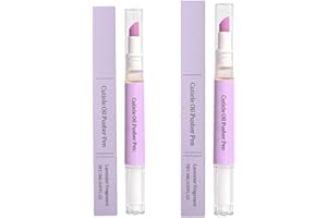 2-in-1 Cuticle Oil Pusher Pen, 2026 New Ceramic Cuticle Pusher & Oil Pen, Nail Care Tool for Dry Damaged Nails Hangnails Mois