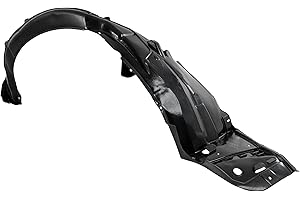 Evan Fischer Front Right Side Fender Liner Compatible with 2016-2017 Honda Accord, Sedan, Plastic