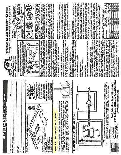 Firefighter Gas Safety AGV-75 3/4" Horizontal Valve - Thumbnail 3
