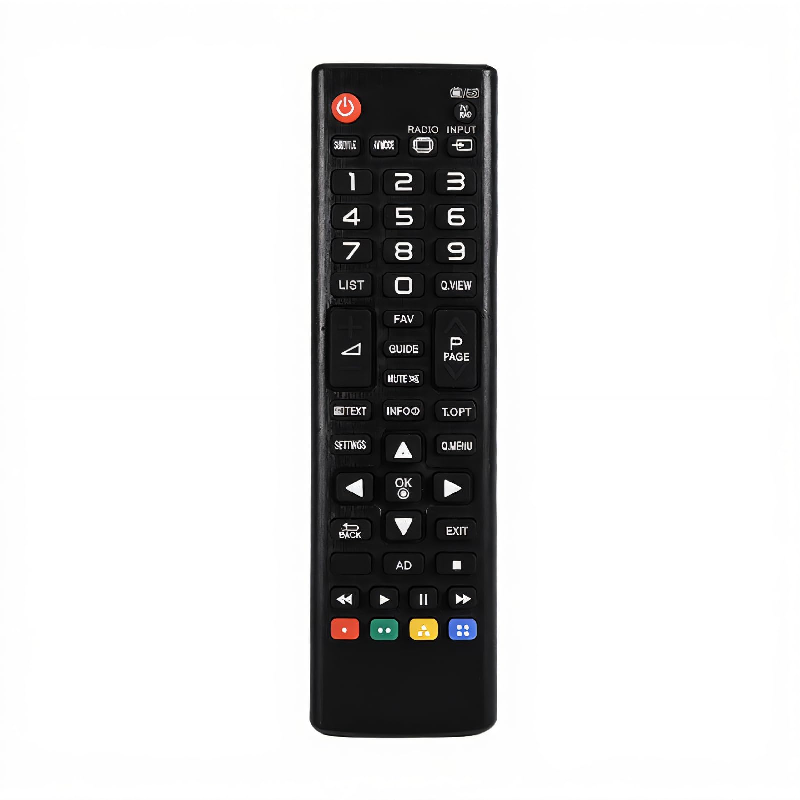 Tosuny Remote Control Replacement for AKB73715603 42PN450b/ 47lN5400/ 50ln5400/ 50PN450b TV, Black