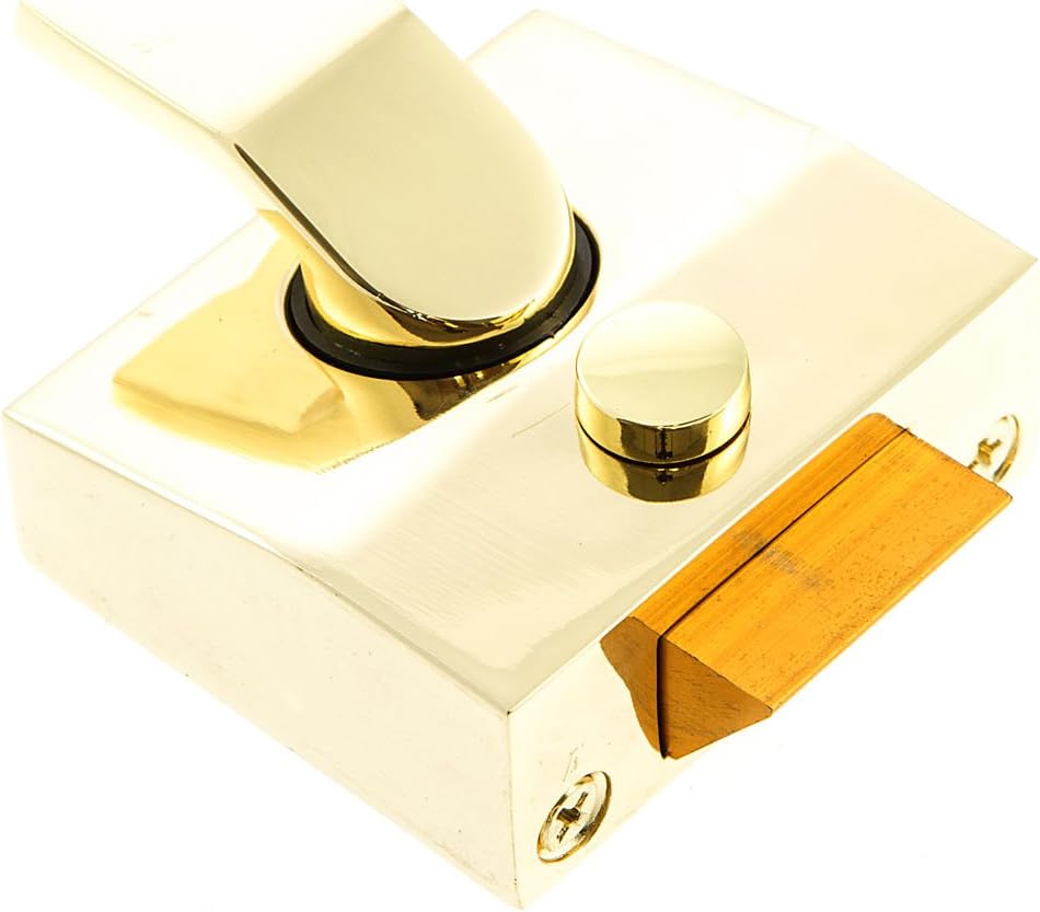 Sterling NLB201 Narrow Deadlocking Brass Plated Nightlatch - Image 3