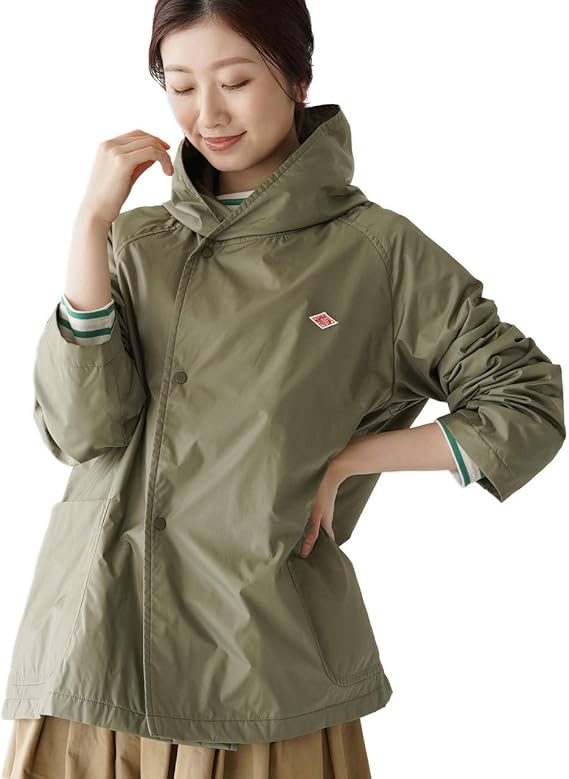 Amazon ダントン Danton ナイロンタフタ フード付き インサレーション ジャケット レディース 21春夏 Jd 8110mxn 38 L Olive コート ジャケット 通販