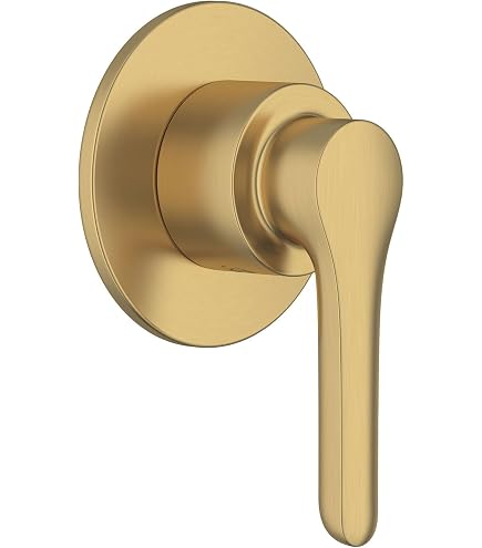 American Standard Delancey Diverter Valve Trim – Brushed Gold, Solid Brass, Scratch-Resistant Finish