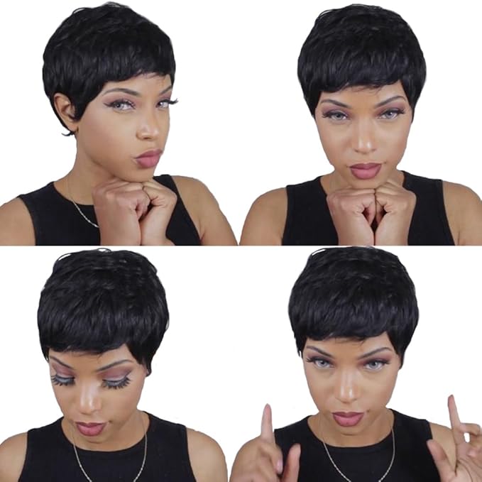 Amazon Brazilian 27 Piece Weave Human Hair Short With Free Part