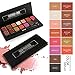 MAANGE Eye Enhancing Kit, 14 Colors Eyeshadow Palette with Matte and Shimmer, Eyeliner Pen, Eyebrow Pencil, Eyelash Mascara and Makeup Bag