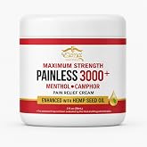 Cream 3000 Super Concentrated Topical Cream with Menthol &amp; Camphor, Cooling/Warming Sensation, Non-Greasy, 2 fl oz (60 mL)