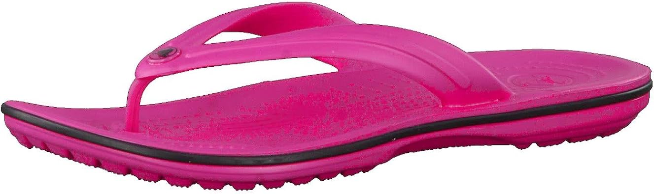 Amazon.com | Crocs Unisex Crocband Flip Croslite Flip Flop Candy Pink -Pink-M7-W8 Size M7-W8 