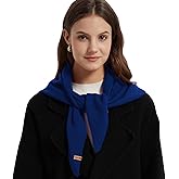 ACUSHLA 100% Merino Wool Triangle Scarf for Women Winter Neck Gaiter Warmer Knit Hooded Scarf Soft Warm Neck Wrap