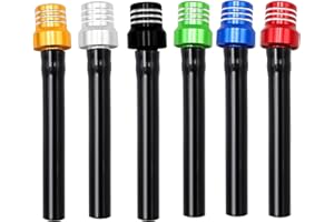Apalie 6Pcs Gas Cap Vent Tube With Valve Ball,Fuel Gas Tank Cap Breather Vent Hose,Two-way Breather Tube Vent for Motorcycle 50cc 110cc 125cc 150cc Pit Bike Tao tao Kids ATV Quad Trail Bike 6 Colors
