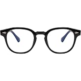 FEISEDY Retro Vintage Round Blue Light Blocking Glasses Classic Eyewear Frame for Women Men B2349