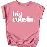 Bold Big Cousin T-Shirts for Girls and Boys Fun Family Outfits