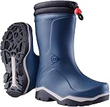 Dunlop Blizzard Kids Winter Boots Unisex Blue Waterproof Fur Lined EU26 UK8 view 1