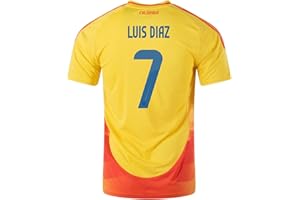 PRO SOCCER SPECIALISTS Luis Diaz #7 Colombia Soccer Jersey 2024 Copa