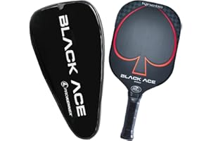 PROKENNEX Black Ace Pro - Pickleball Paddle with Toray 700 Carbon Fiber Face - Comfort Pro Grip - USAPA Approved