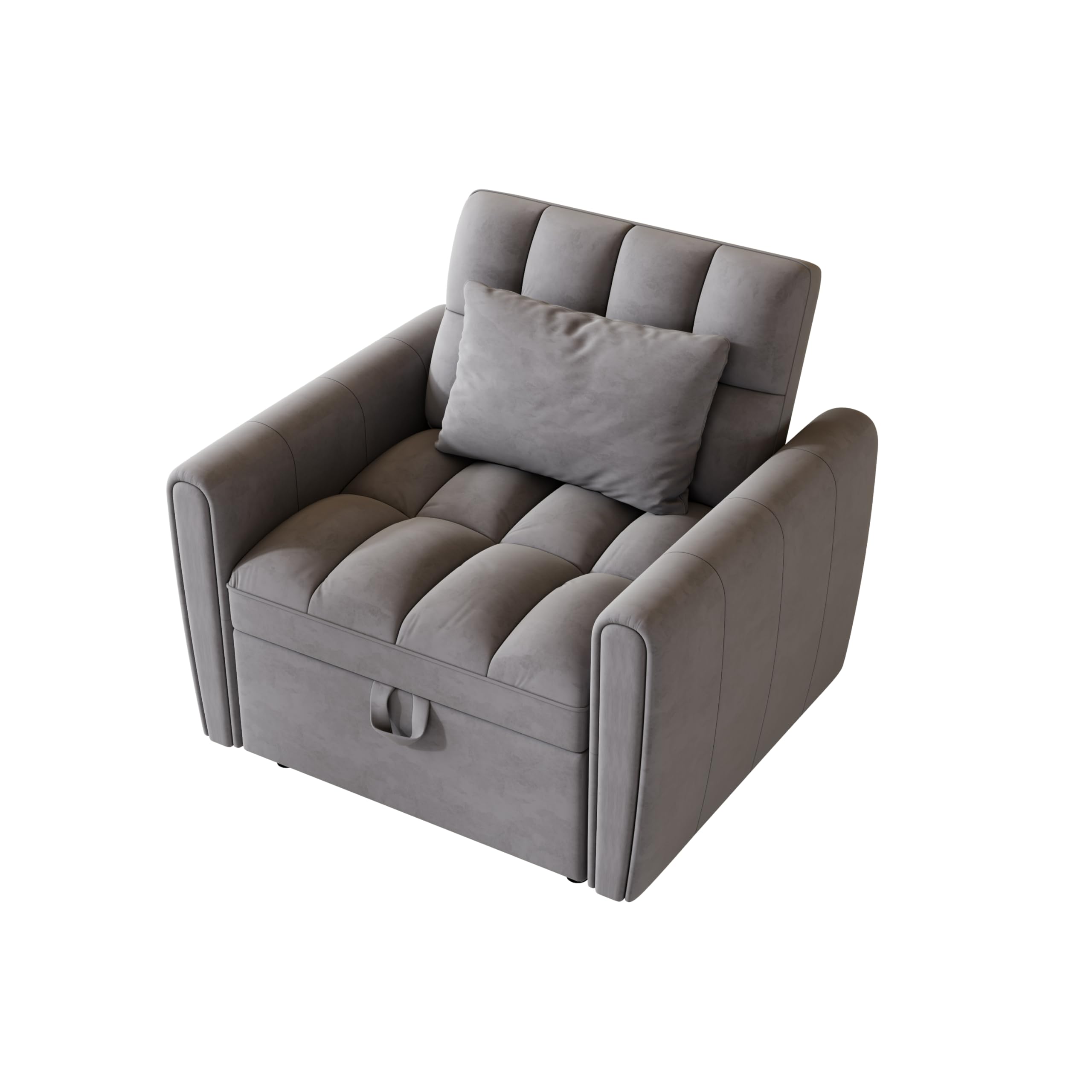 Photo 1 of  Sofa Bed, Modern Single Sofa, Sofa Bed Suitable for Living Room and Bedroom (Dark Gray)