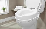 PEPE Mobility Raised Toilet Seat with Lid 4 Inch 10 cm view 2