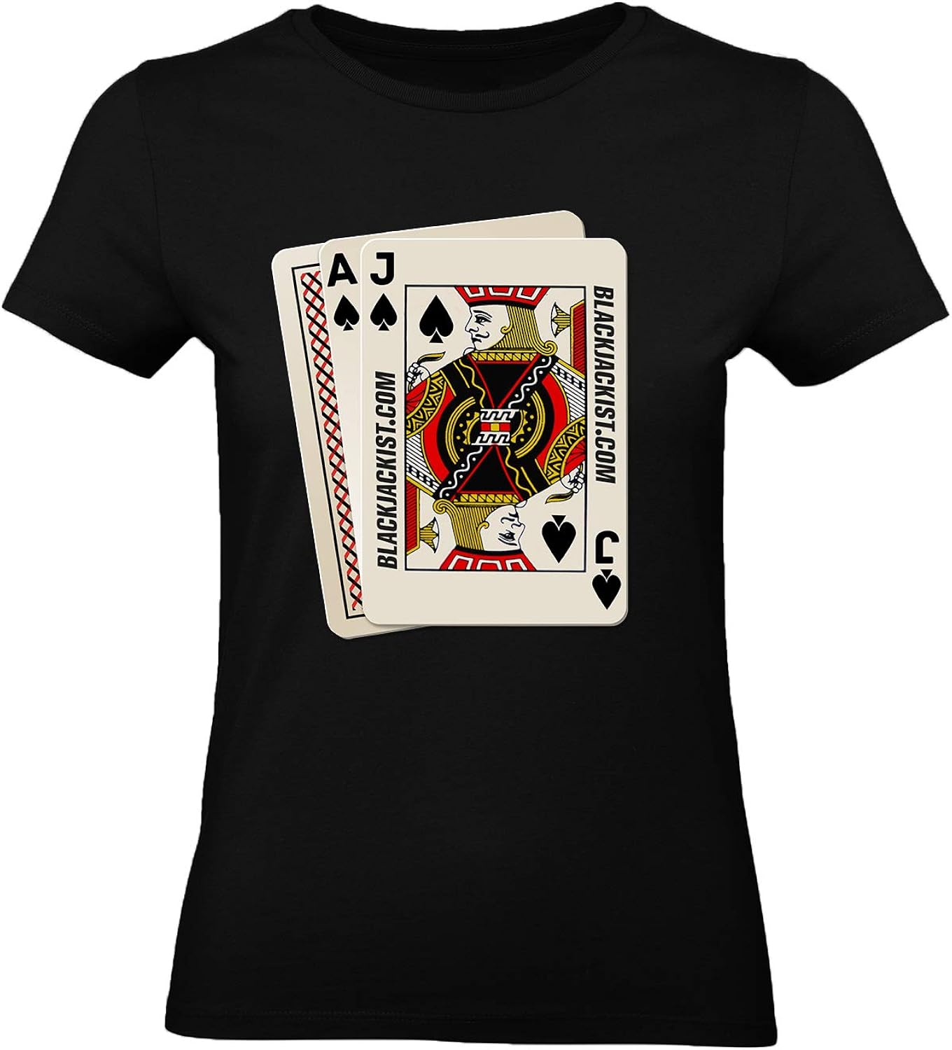 Blackjackist Blackjack Hand Tee Gambling Graphic Tshirts for Men and