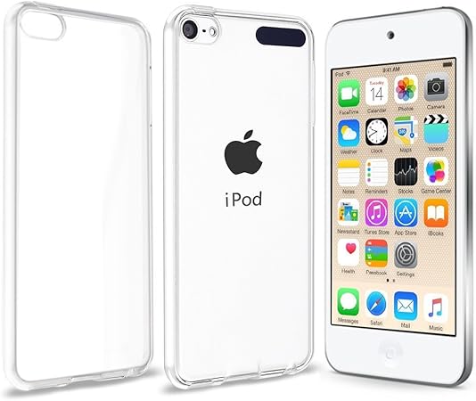 IPod Touch 5 / 6th Case, IPHOX claro claro SLIM caso de tacto para iPod suave suave