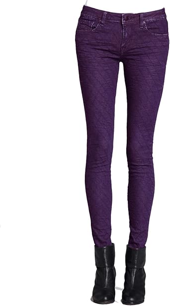 dark purple skinny jeans