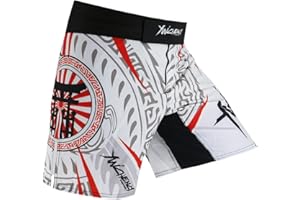 YWCHENCY MMA Shorts for Men Fight Grappling Shorts Mens BJJ Shorts for Men No Gi Mid Thigh