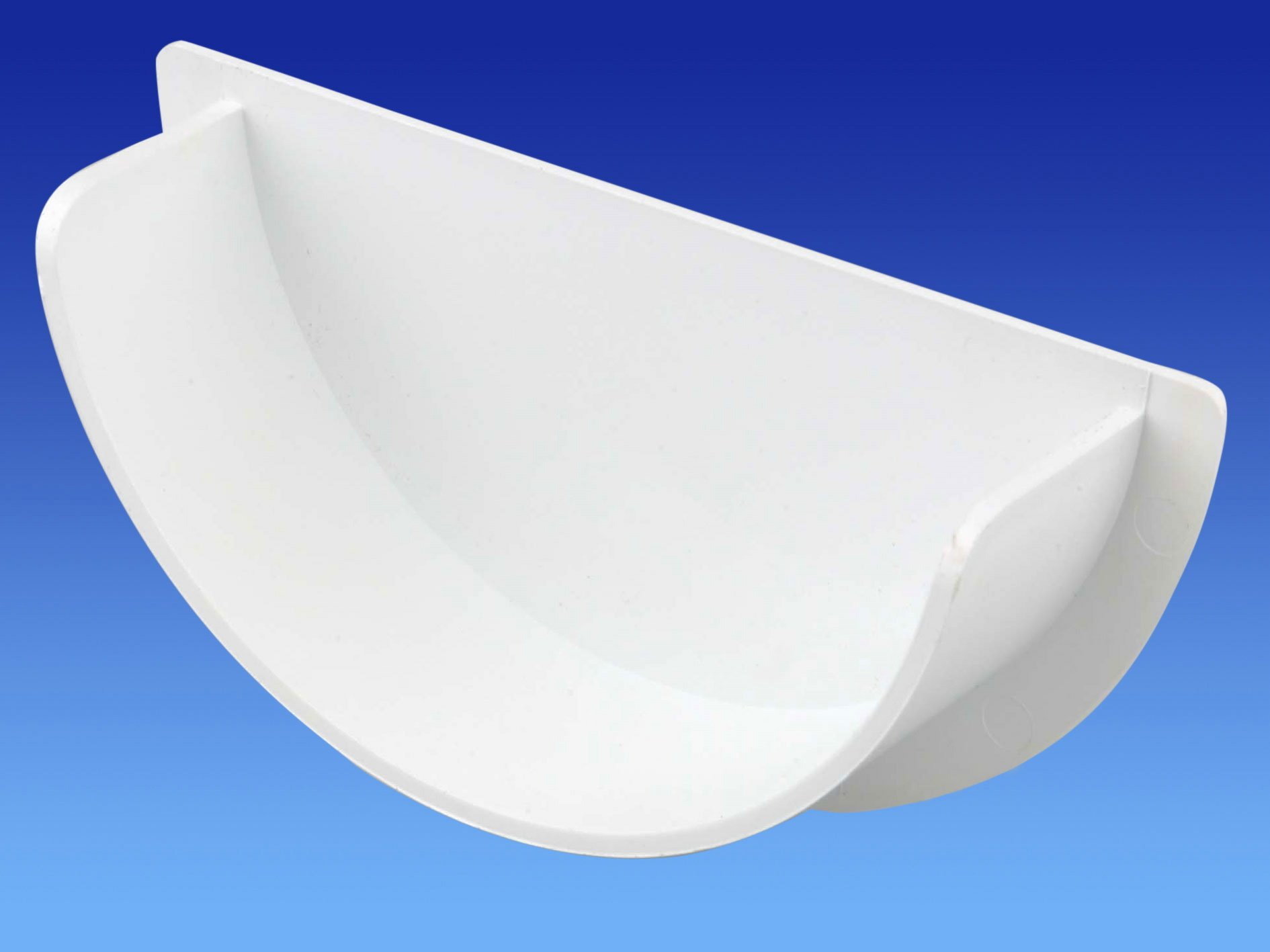 Wavin OSMA Roundline Stopend Internal 112mm White 0T010w