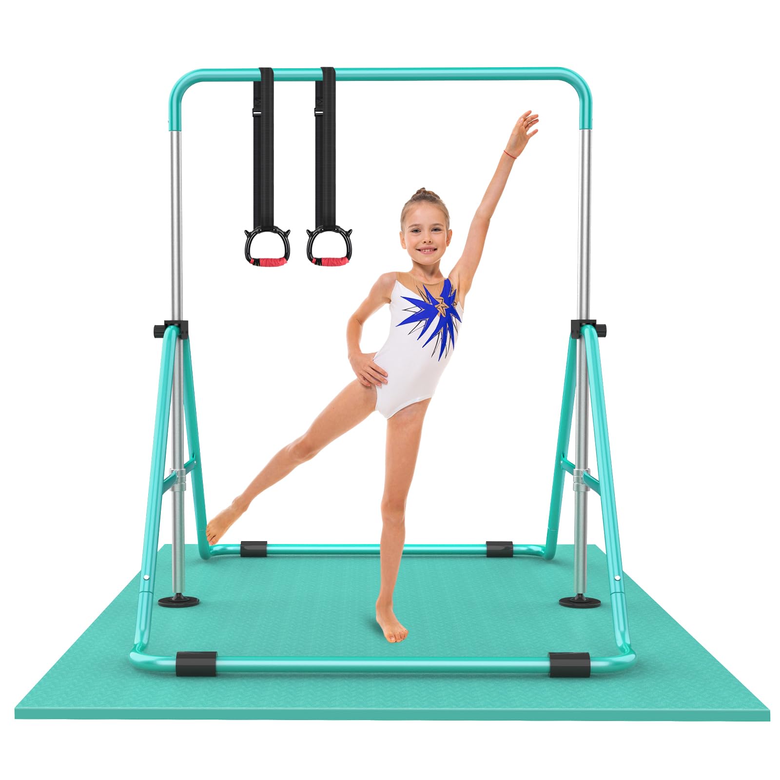 Year Old Yedigre Expandable Gymnastics Bar, Adjustable Height