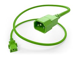 UNC 6ft PDU Power Cable C13 to C14 15amp 14AWG SJT