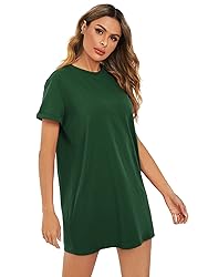 Milumia Women Casual Short T Shirt Dress Short