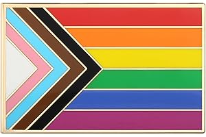 Arturbo for Pride Flag LGBTQ Pins Rainbow Hard Enamel Lapel Pin Metal Brooches Funny Badges Lightweight for Men and Women Boys Girls for Clothing Bags Backpacks Jackets Hat Accessory Decoration Jewelry