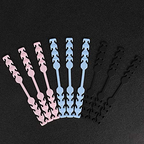 5pcs Black Face Mask Extender Strap,Adjustable Comfortable Mask Ear Saver To Relieve Discomfort and Pain In Your Ears,Ear Protector For Women Men Kids