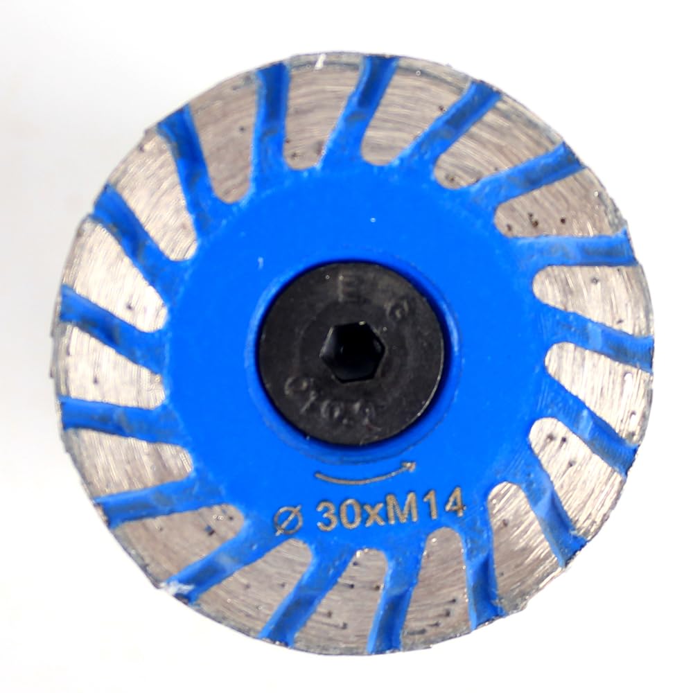 Klenbo 30mm Mini Diamond Saw BIade with Removable M14 FIange for Tile Granite Marble Stone Mini Diamond Cutting Disc Blade